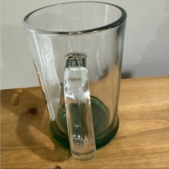 NFL Green Bay Packers football Glass Mug Unique Translucent Base - Picture 3 of 5